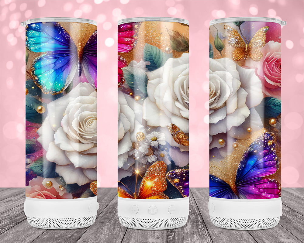 Butterflies With Flowers