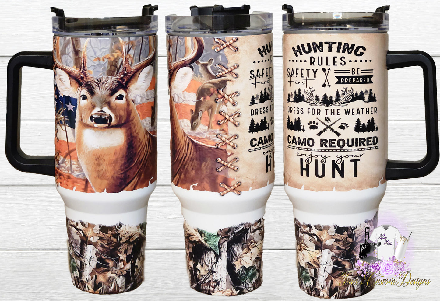 Deer Hunting 40oz Tumbler
