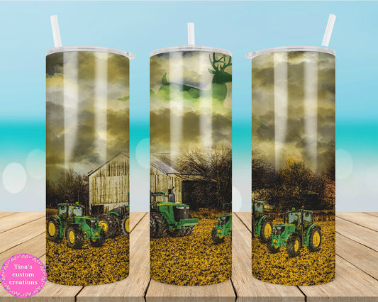 Farming Inspired Tractor 20oz Tumbler