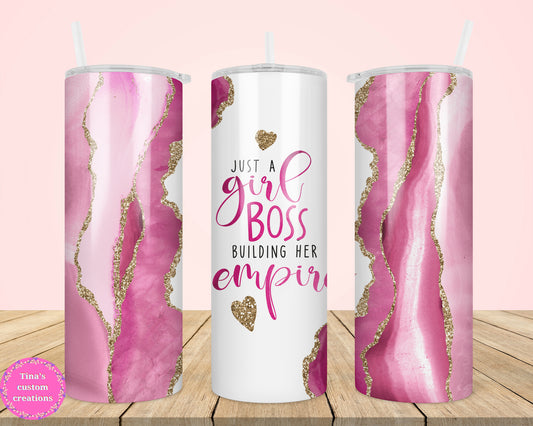 Just A Girl Boss  20oz Tumbler