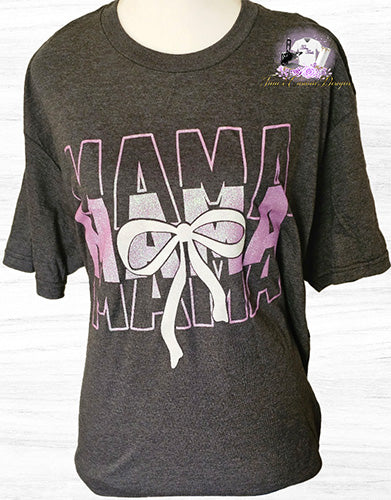 Mama with bow