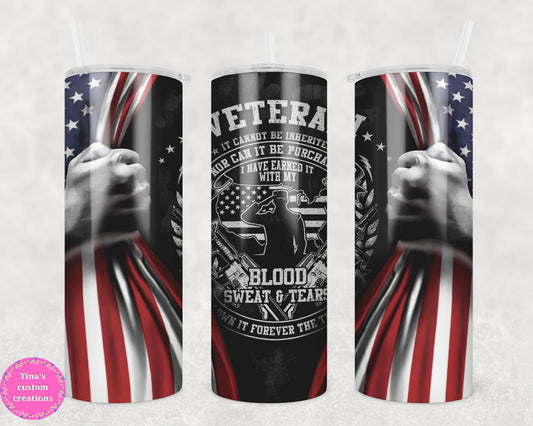 Veterans 20o  Tumbler
