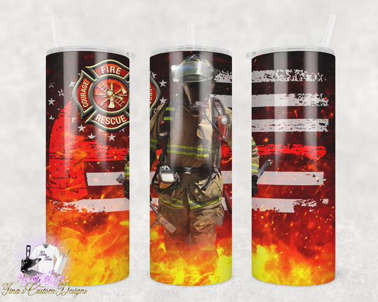 Firefighter 20oz Tumbler