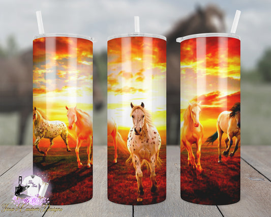 Horses 20oz Tumbler