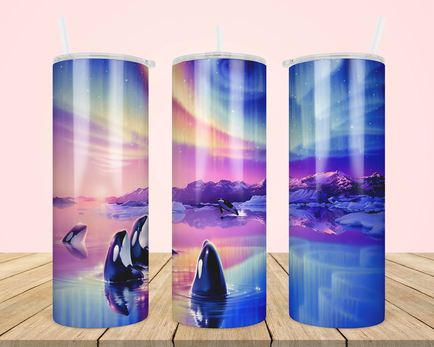 Bueatiful Whale  In Ocean 20oz Tumbler